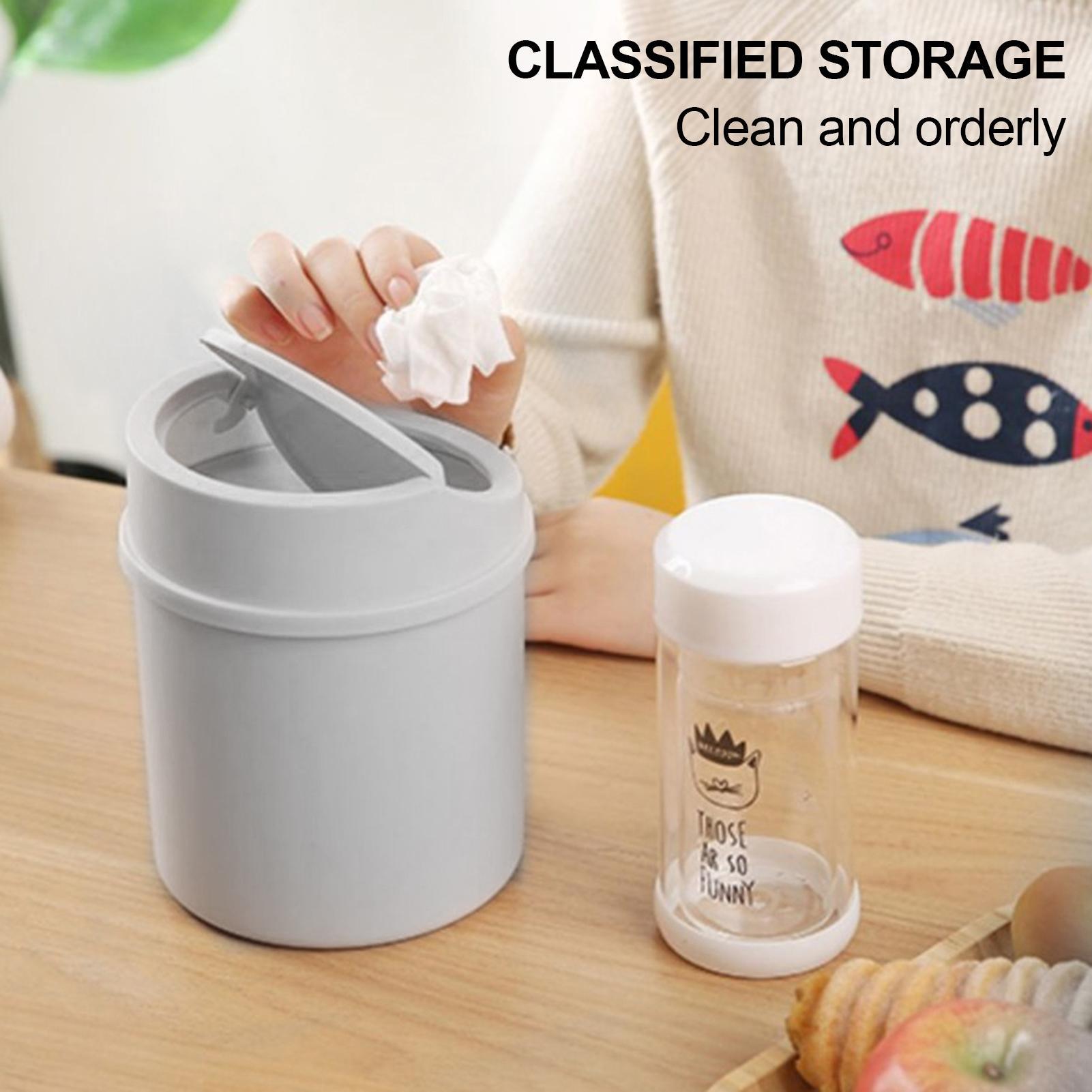 1Pc Desktop Mini Trash Can Wit - Commercial Kitchen Bin review and price